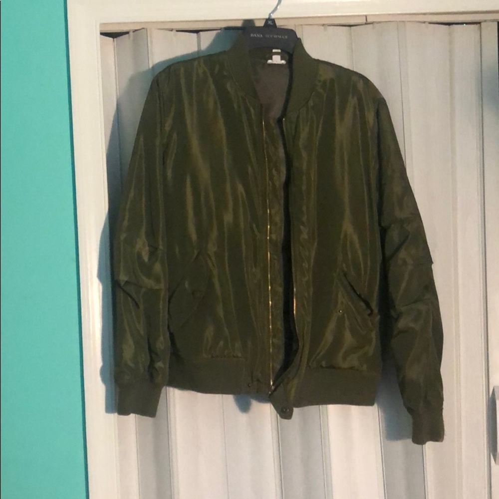 Olive Green / Khaki Bomber Jacket